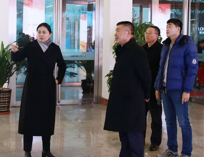 天津港強集團劉樹強董事長回訪央聯萬貿集團