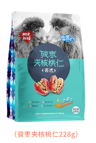 雪蓮山.新疆薈選駿棗夾核桃228g